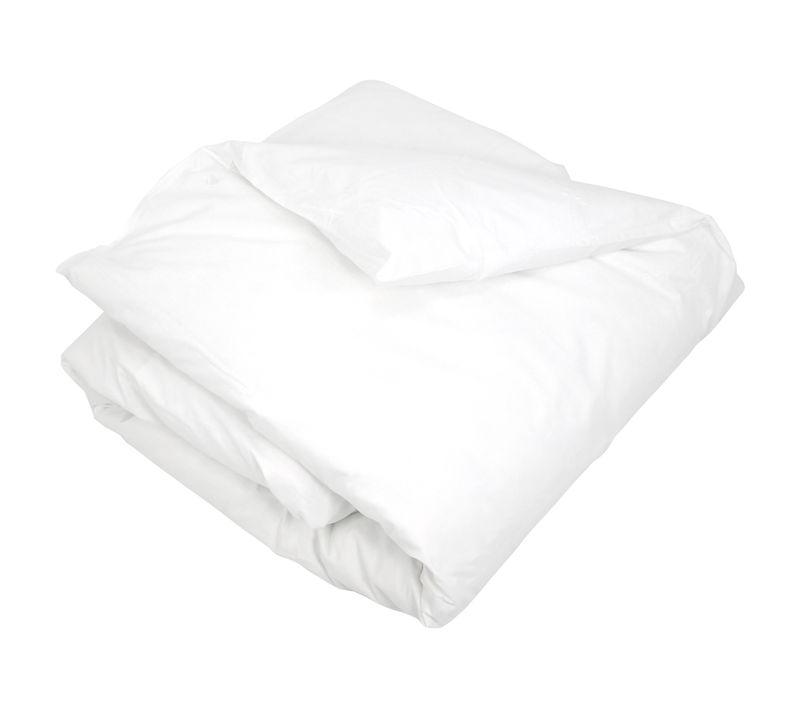 Housse De Couette Uni 160x200 Cm Coton Alto Blanc