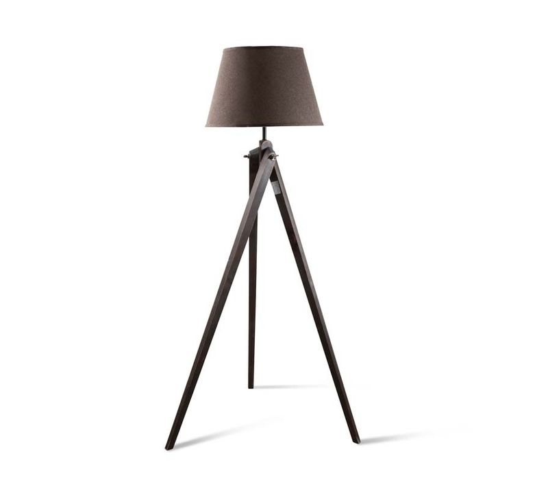 Lampadaire Marron 150cm Modèle Deep Trepied Old Wood