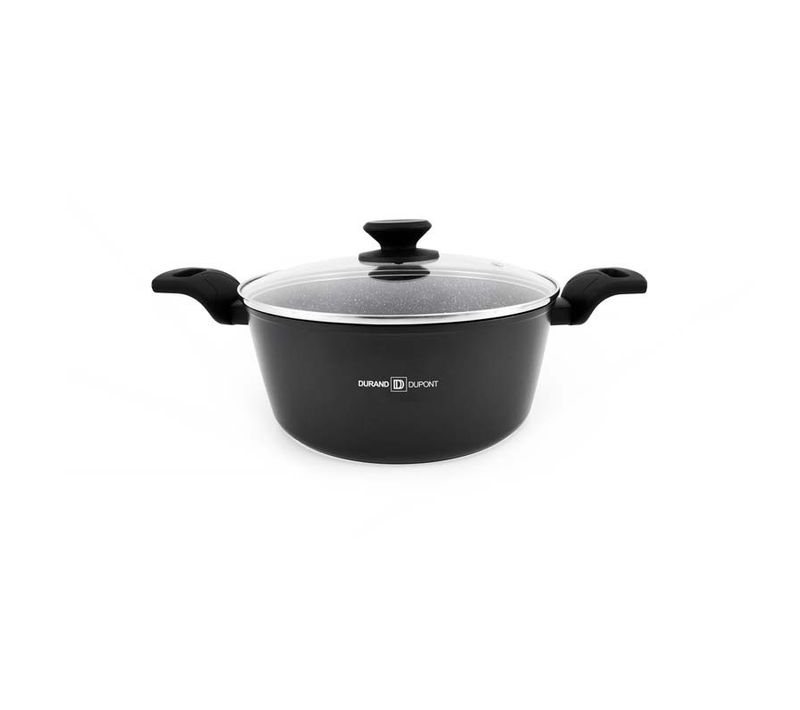 Faitout En Aluminium Noir De 24 Cm Doris Ft24tfi