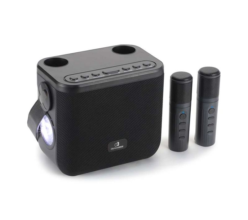 Enceinte Portable Karaoké 2 Micros dBe50 Black