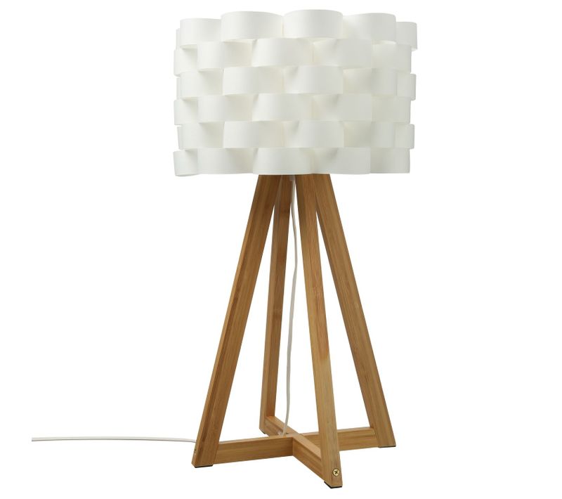 Lampe à Poser En Bambou Moki - H. 55 Cm