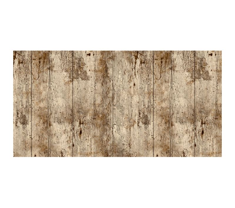 Adhésif Décoratif Bois Vieilli - 200 X 45 Cm - Marron