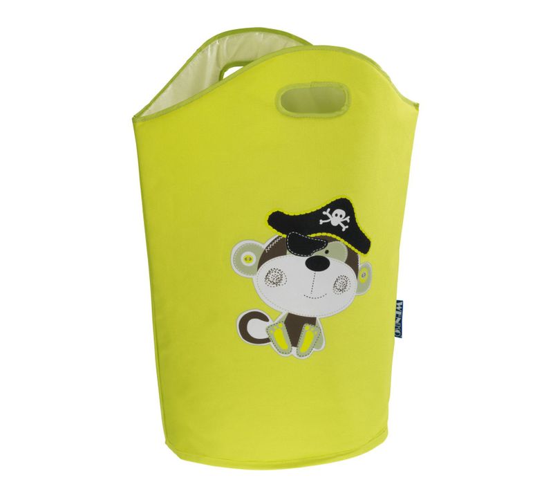 Panier à Linge Enfant Anton - 40 X H. 52 Cm - Vert Anis