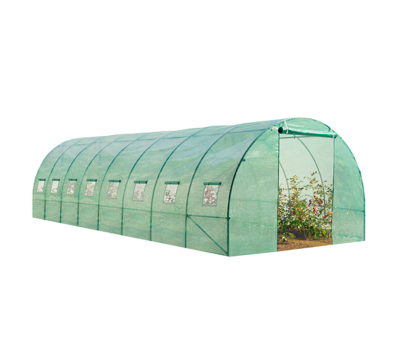 Bâche De Rechange 130 Gr/m² Pour Serre Tunnel 24m² Verte Des Andes