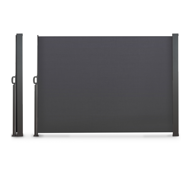 Paravent Extérieur Rétractable 180 X 300 Cm Gris Anthracite Store Latéral