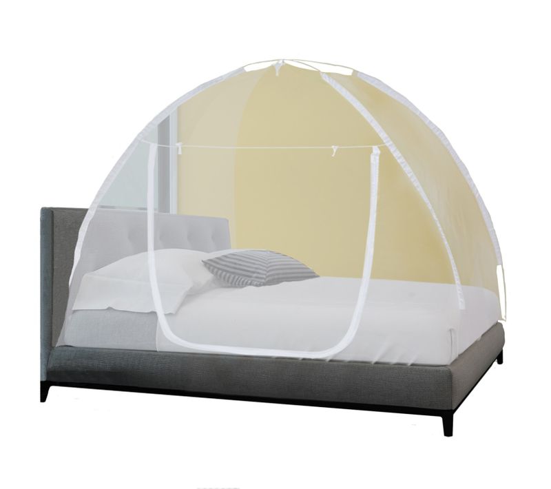 Moustiquaire Dôme Pop-up 195x150 Cm Mobile Pour Lit