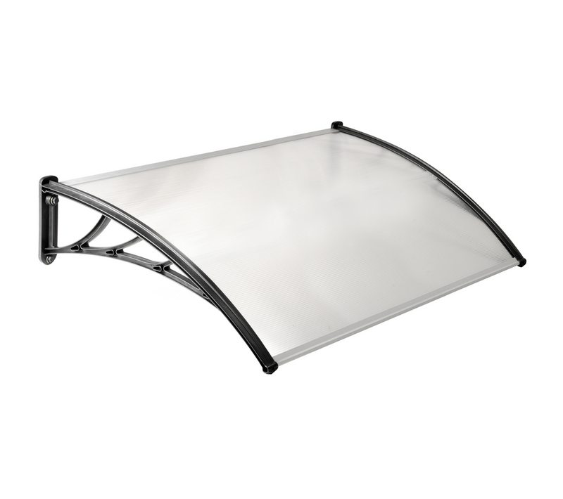Auvent De Porte Marquise D'accueil 80 X 120 Cm Polycarbonate