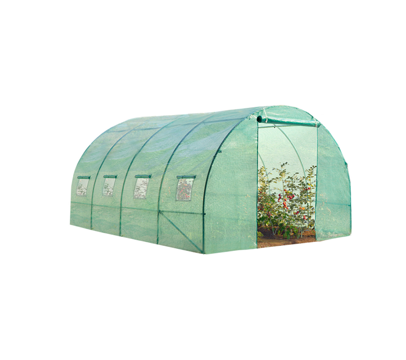 Bâche De Rechange 130 Gr/m² Pour Serre 12m² Verte Zebra