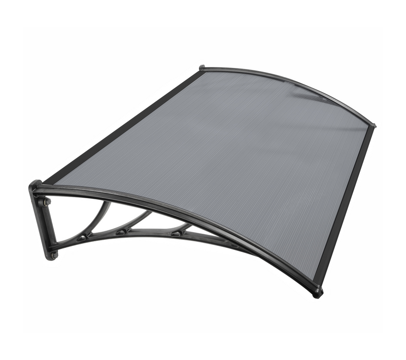 Auvent De Porte Marquise D'accueil 120 x 80 cm Teinté