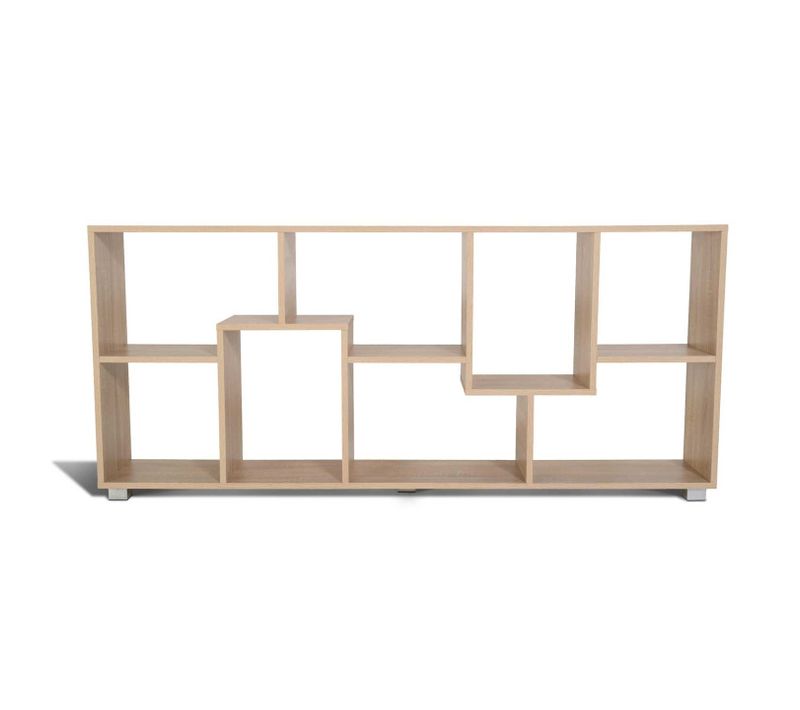 Étagère à Double Position Tania Bois Imitation Hêtre L.161 Cm