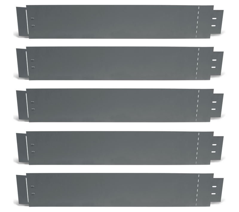 Bordurette De Jardin X5 Acier Gris Anthracite Flexible L. 5 X H. 0.12 M