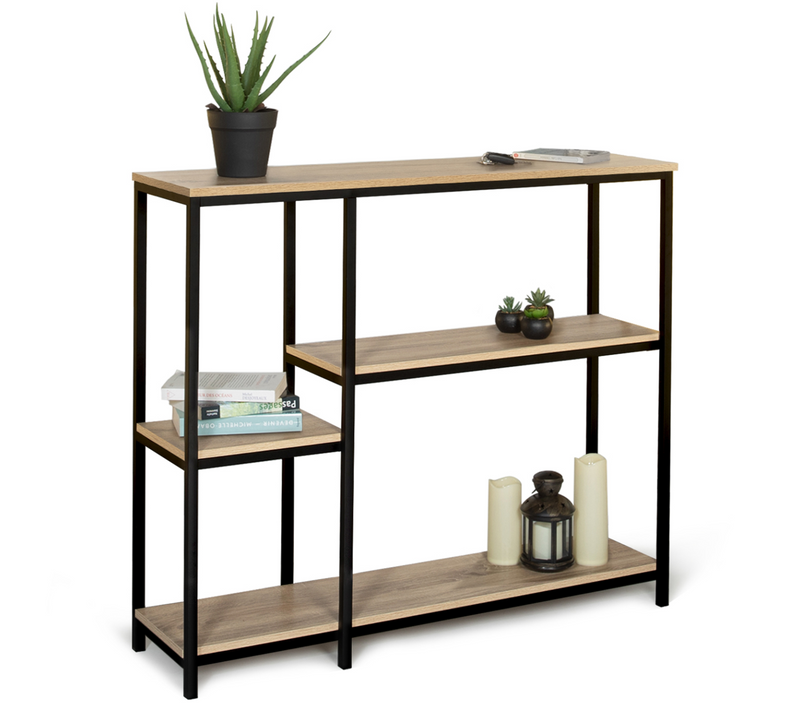 Console Étagère Bibliothèque Detroit Design Industriel