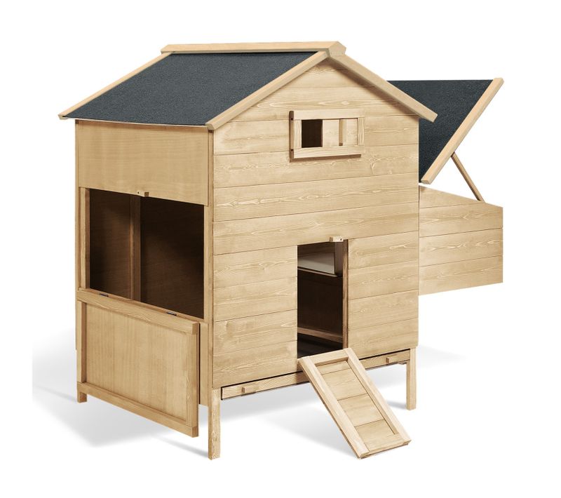 Poulailler Chalet XL Pour Poules Avec Pondoir En Bois