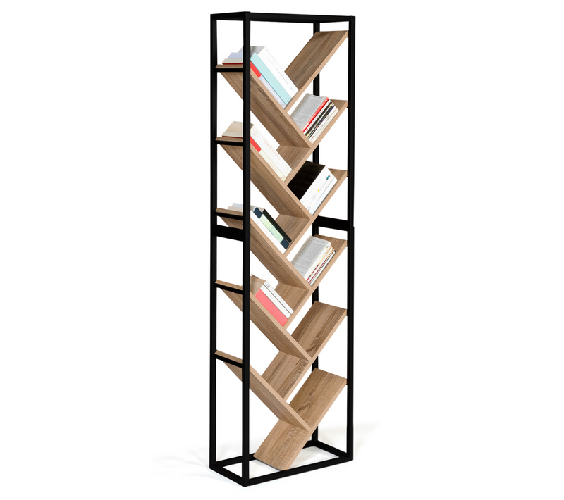 Etagère Bibliothèque En Forme D'arbre 10 Niveaux Detroit Design Industriel 170 Cm
