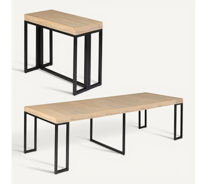 Table Console Extensible Toronto 14 Personnes 300 Cm Design Industriel