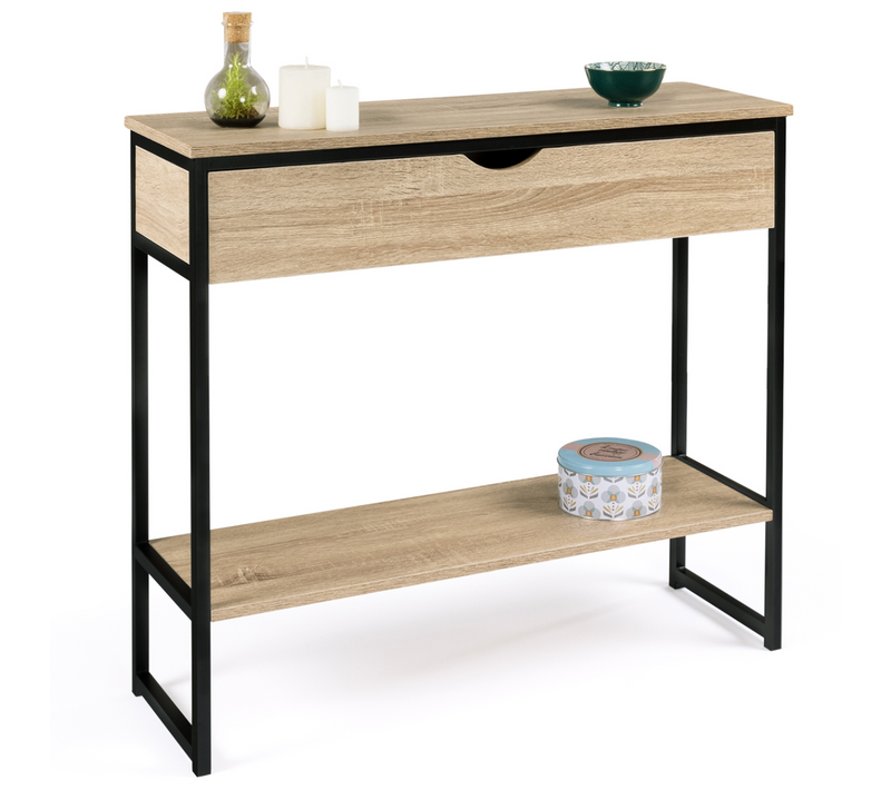 Console 1 Tiroir Detroit 1 Étagère Design Industriel