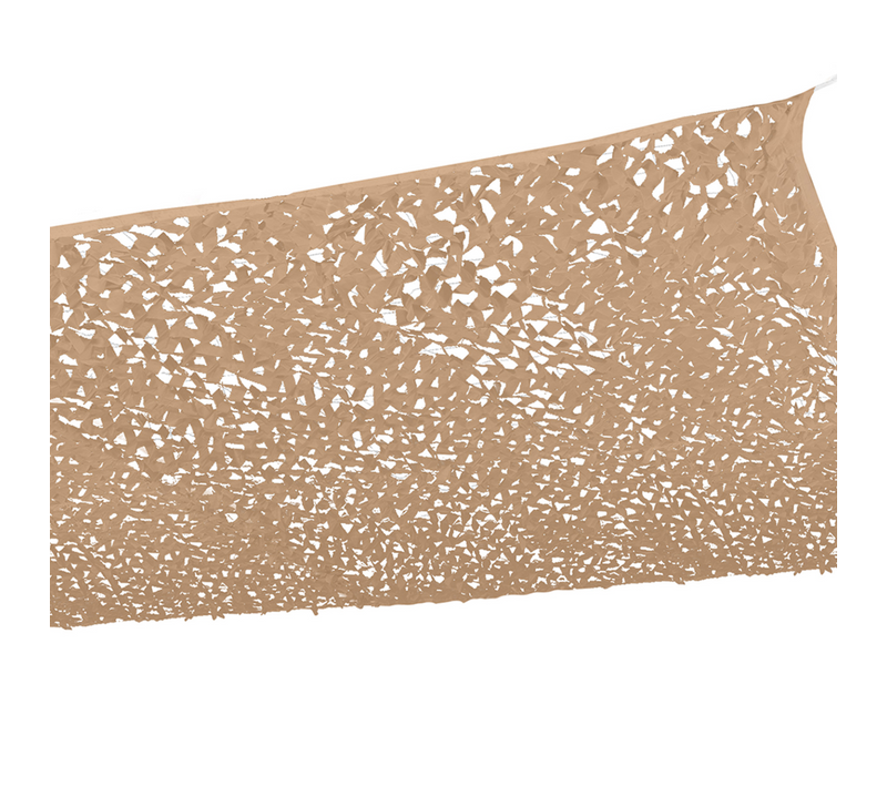 Voile D'ombrage Rectangulaire Design Ombrière Camouflage 3x4 M Sable