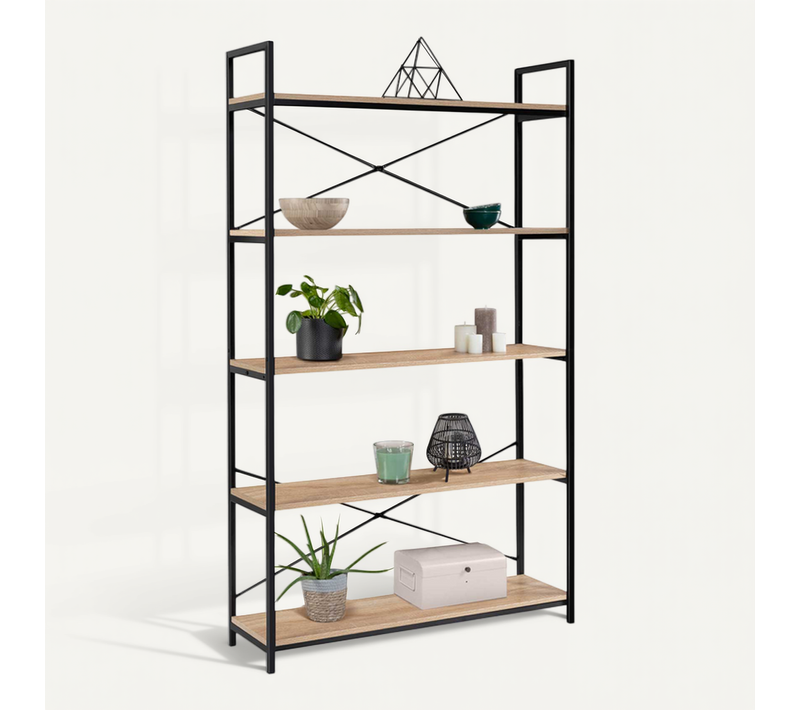 Etagère XL 5 Niveaux Detroit Design Industriel 170 Cm