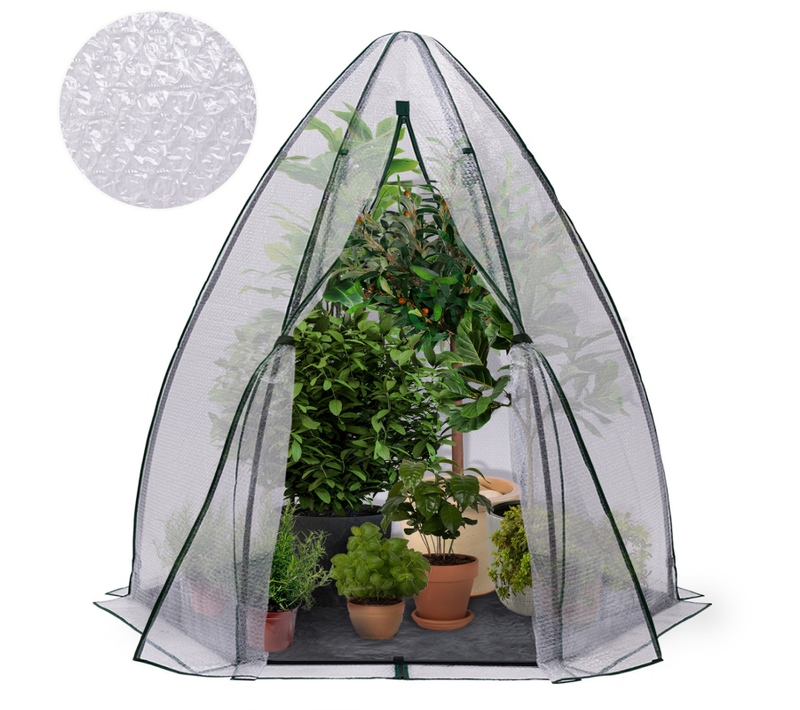 Serre D'hivernage Dôme Bâche Bulle 160 X 160 X 180 Cm Maxi Chaleur Balcon Et Terrasse