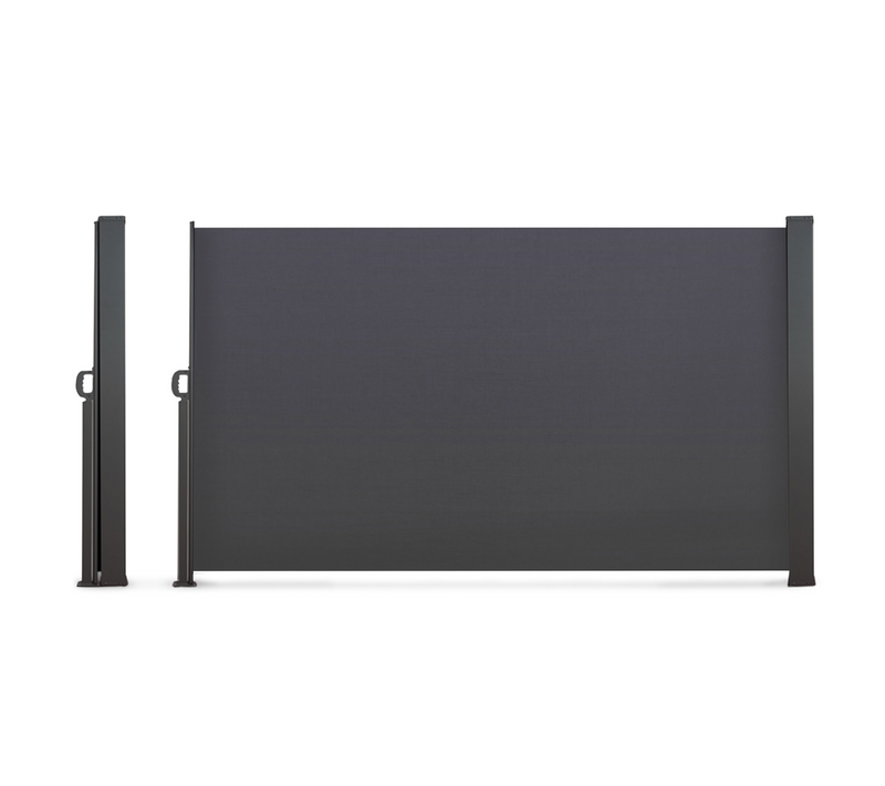 Paravent Extérieur Rétractable 180 X 500 Cm Gris Anthracite Store Latéral