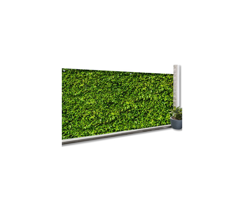 Brise Vue Occultant 1,2 X 10 M Imprimé Feuillage 160 Gr/m²