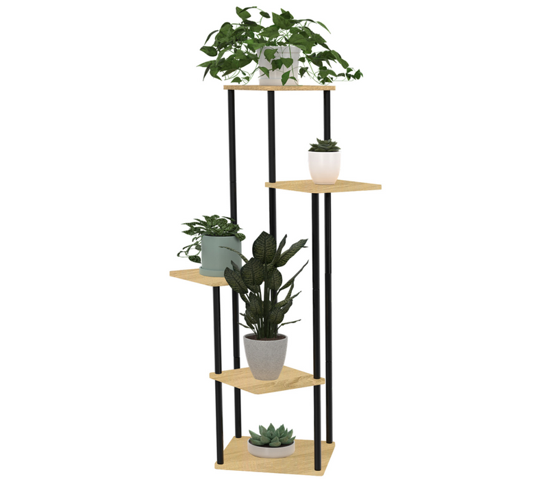Etagère à Pots De Fleurs Porte Plante Detroit 5 Niveaux Design Industriel