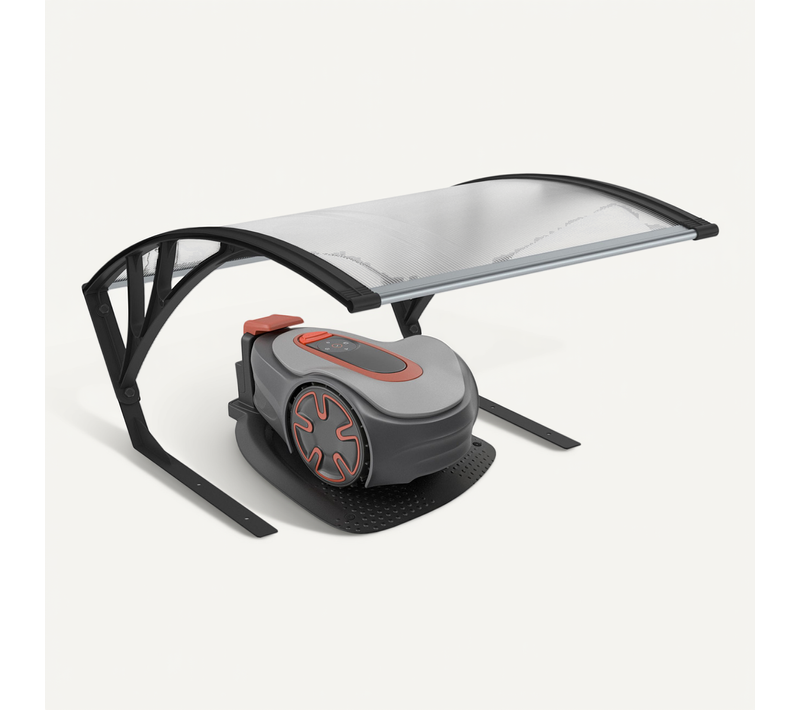 Toit De Protection Uv En Polycarbonate Pour Robot Tondeuse Gris Anthracite