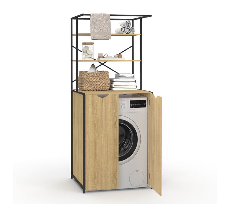 Meuble Dessus Machine à Laver Fermé Detroit Design Industriel