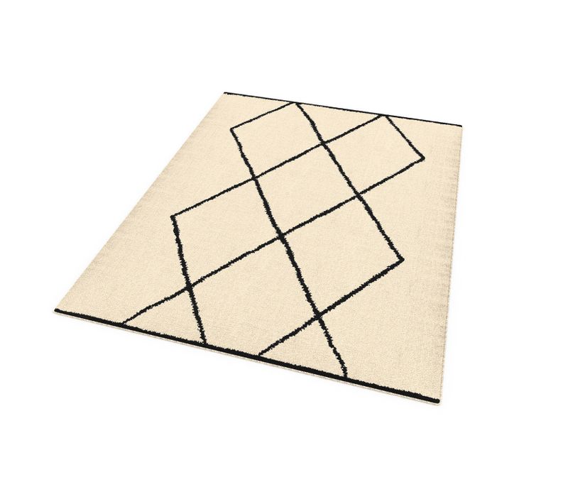 Tapis D'intérieur Rectangle Casa à Motifs Berbère 160 X 220 Cm