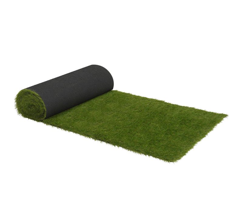 Gazon Synthétique Artificiel 1x10 M 40 Mm D'épaisseur Pour Jardin Et Balcon