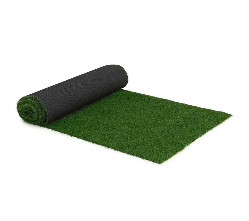 Gazon Synthétique Artificiel 1x10 M 20 Mm D'épaisseur Pour Jardin Et Balcon
