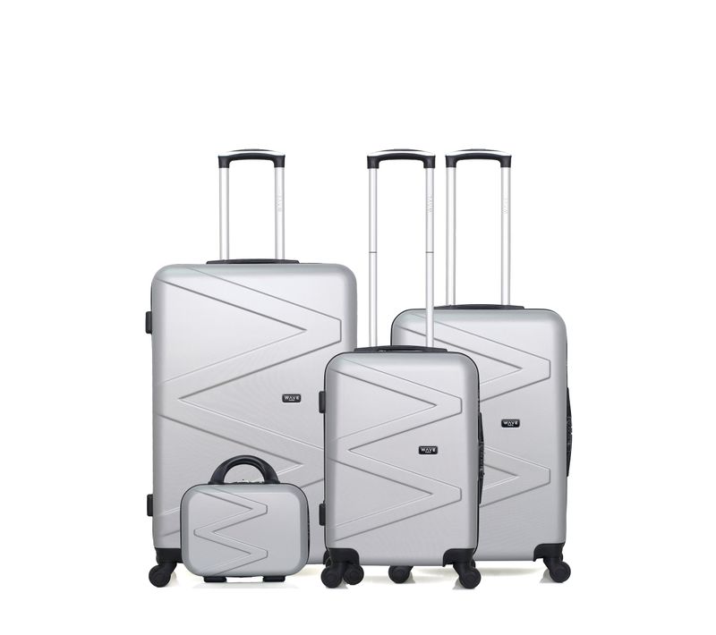 Set De 3 Valises Et Un Vanity Abs Amazone-c 4 Roues