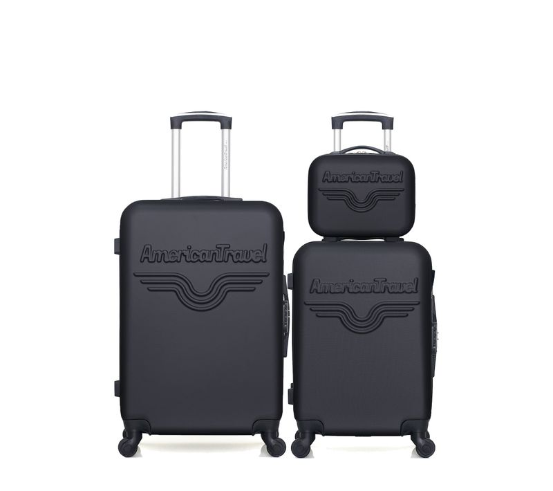 Lot De 3 - Valise Weekend, Valise Cabine Et Vanity Chelsea