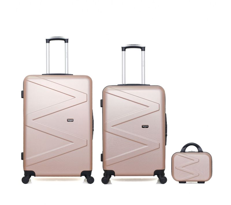 Lot De 2 Valises Grand Format Et Weekend + Vanity Amazone