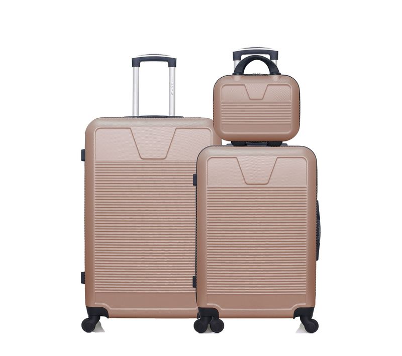 Lot De 3 - Valise Grand Format, Valise Weekend Et Vanity Selenga