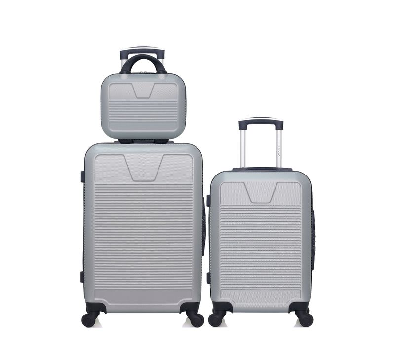 Lot De 3 - Valise Weekend, Valise Cabine Et Vanity Selenga