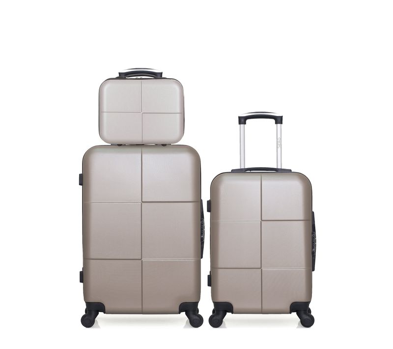 Lot De 3 - Valise Weekend, Valise Cabine Et Vanity Coronado