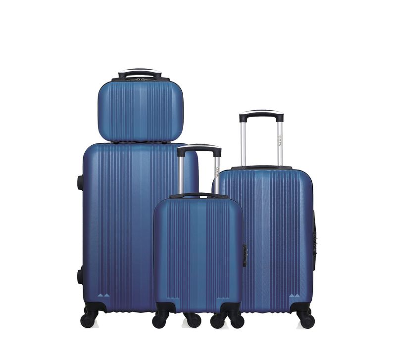 Lot De 4 - Valise Weekend, Valise Cabine, Valise Cabine Xxs Et Vanity Lipari
