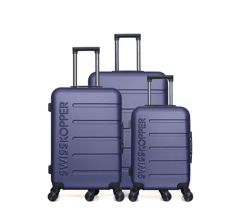 Lot De 3  -  Valise Grand Format, Valise Weekend Et Valise Cabine Aigle