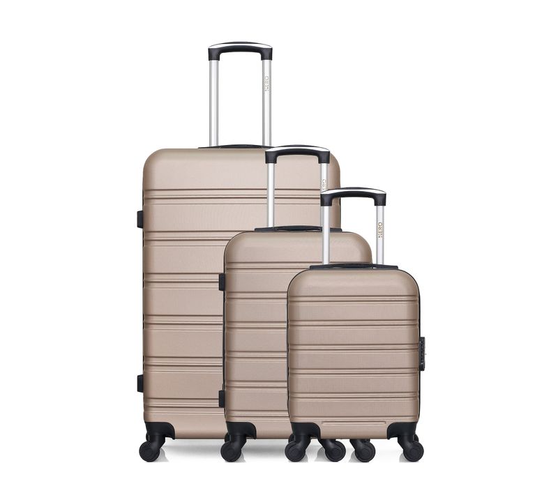 Lot De 3 - Valise Grand Format, Valise Cabine Et Valise Cabine Xxs Renoso