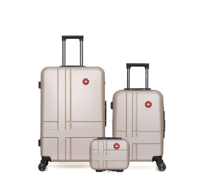 Lot De 3 - Valises Grand Format, Cabine Et Vanity Uster