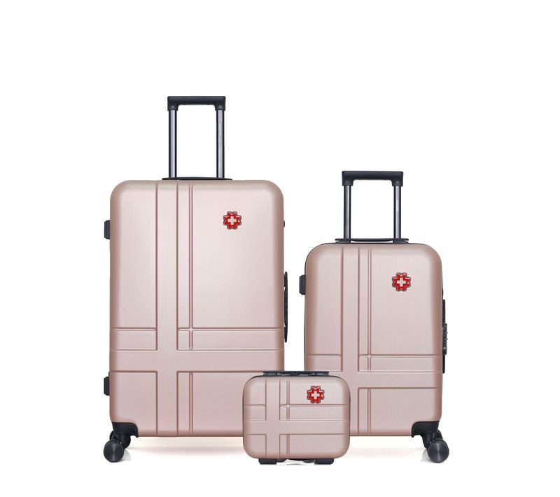 Lot De 3 - Valises Grand Format, Cabine Et Vanity Uster