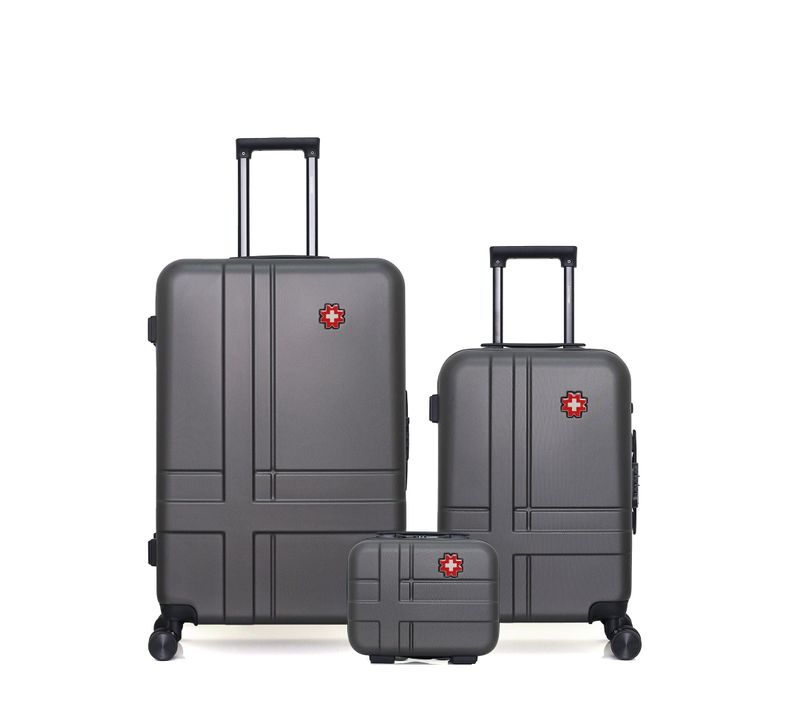 Lot De 3 - Valises Grand Format, Cabine Et Vanity Uster