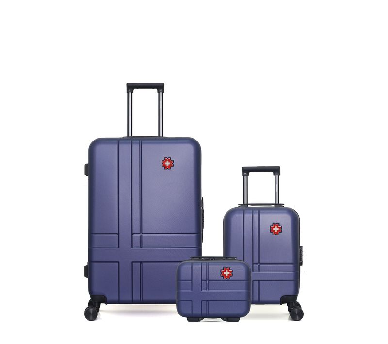 Lot De 3 - Valises Grand Format, Cabine Xxs Et Vanity Uster