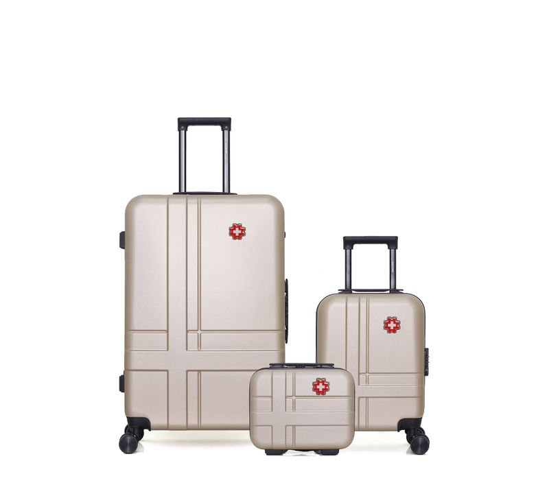 Lot De 3 - Valises Grand Format, Cabine Xxs Et Vanity Uster