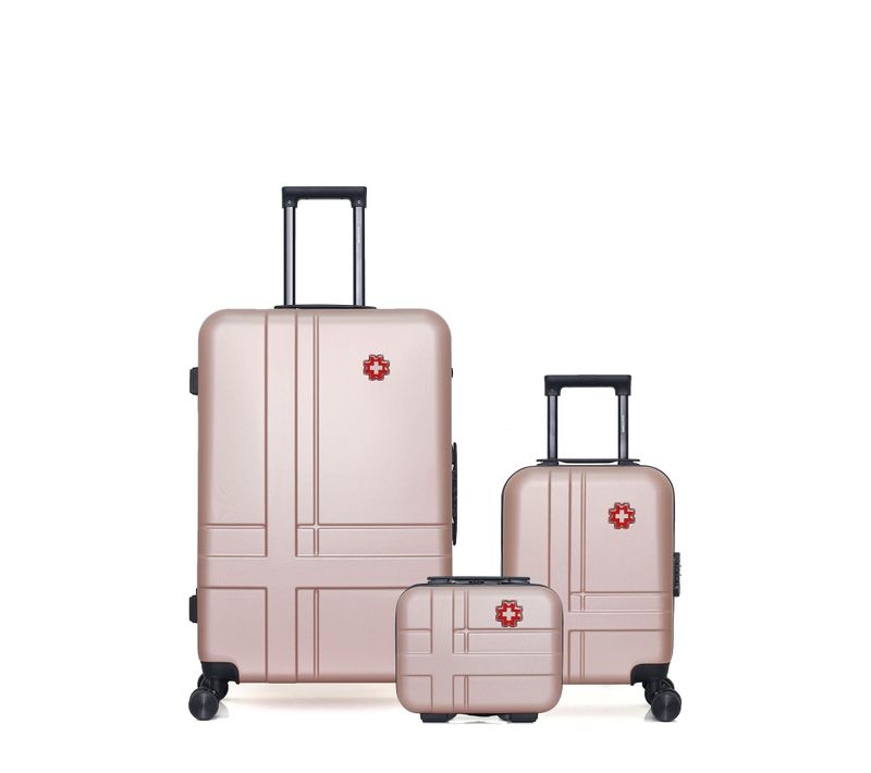 Lot De 3 - Valises Grand Format, Cabine Xxs Et Vanity Uster