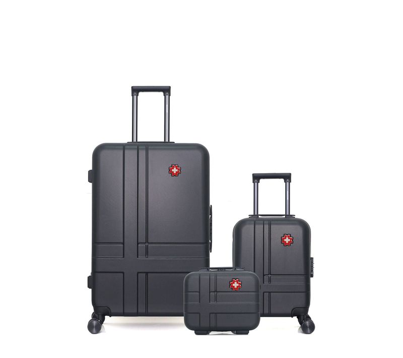 Lot De 3 - Valises Grand Format, Cabine Xxs Et Vanity Uster