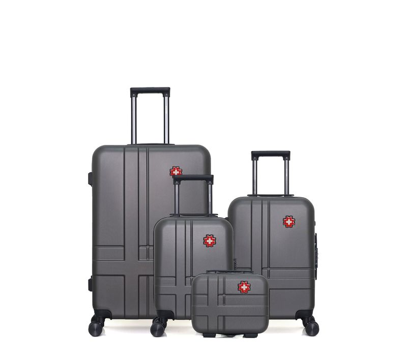 Lot De 4 - Valises Grand Format, Cabine, Cabine Xxs Et Vanity Uster