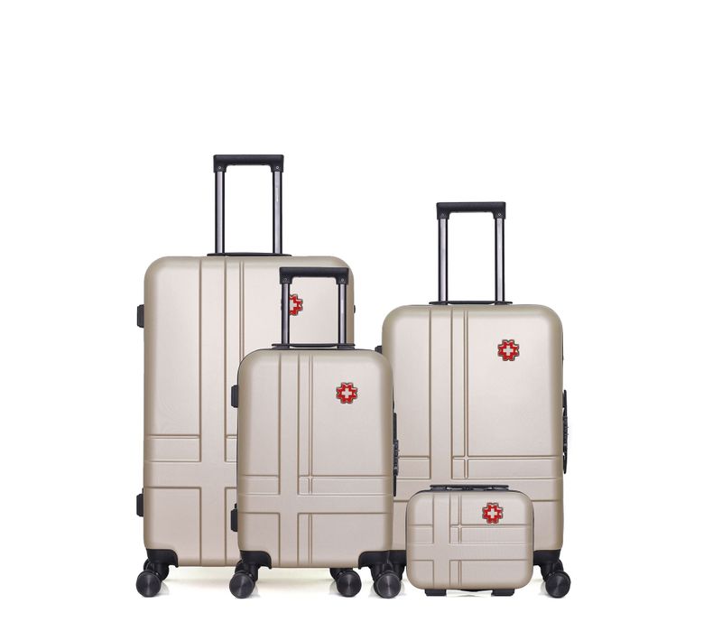 Lot De 4 - Valises Grand Format, Weekend, Cabine Et Vanity Uster