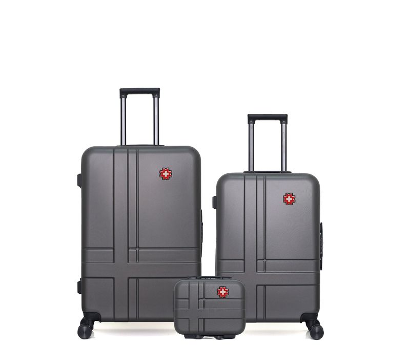 Lot De 3 - Valises Grand Format, Weekend Et Vanity Uster